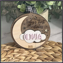 Load image into Gallery viewer, Custom Baby's First Christmas Ornament