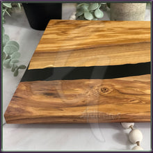 Load image into Gallery viewer, Olive Wood Resin Charcuterie Board