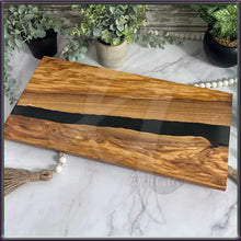 Load image into Gallery viewer, Olive Wood Resin Charcuterie Board