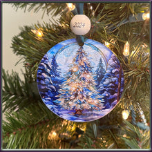 Load image into Gallery viewer, Christmas Ornaments - Acrylic Printed Stained Glass - Custom Tree Decor Festive Decoration