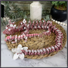 Load image into Gallery viewer, Cherry Blossom Dragon - 3D Printed - Cinderwing Design - Articulated Novelty Item Toy Fidget Unique Gift Stress Toy