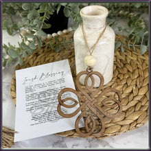 Load image into Gallery viewer, Four Leaf Clover Ornament, Irish Blessing Story Card