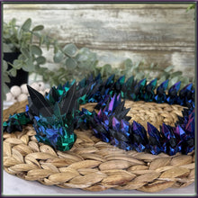 Load image into Gallery viewer, Crystal Dragon - 3D Printed - Cinderwing Design - Articulated Novelty Item Toy Fidget Unique Gift Stress Toy