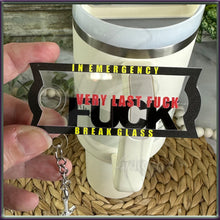 Load image into Gallery viewer, Novelty Last F**k Shaker Cup Topper