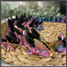 Load image into Gallery viewer, Gemstone Dragon - 3D Printed - Cinderwing Design - Articulated Novelty Item Toy Fidget Unique Gift Stress Toy