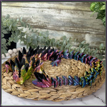 Load image into Gallery viewer, Gemstone Dragon - 3D Printed - Cinderwing Design - Articulated Novelty Item Toy Fidget Unique Gift Stress Toy