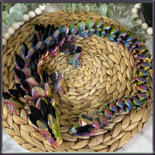 Load image into Gallery viewer, Gemstone Dragon - 3D Printed - Cinderwing Design - Articulated Novelty Item Toy Fidget Unique Gift Stress Toy