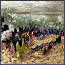 Load image into Gallery viewer, Gemstone Dragon - 3D Printed - Cinderwing Design - Articulated Novelty Item Toy Fidget Unique Gift Stress Toy