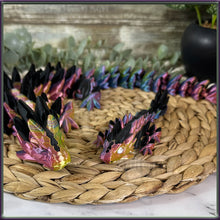 Load image into Gallery viewer, Gemstone Dragon - 3D Printed - Cinderwing Design - Articulated Novelty Item Toy Fidget Unique Gift Stress Toy