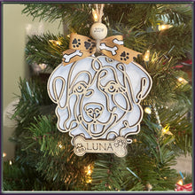 Load image into Gallery viewer, Dog Breed Christmas Ornaments Custom Personalized Gift Keepsake