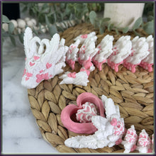 Load image into Gallery viewer, Heart Dragon - 3D Printed - Cinderwing Design - Articulated Novelty Item Toy Fidget Unique Gift Stress Toy Love Valentine