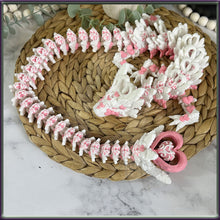 Load image into Gallery viewer, Heart Dragon - 3D Printed - Cinderwing Design - Articulated Novelty Item Toy Fidget Unique Gift Stress Toy Love Valentine