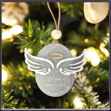 Load image into Gallery viewer, Personalized Memorial Angel Ornament, Keepsake, Customizable, Mom, Baby, Dad, Grandma