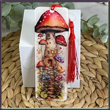 Load image into Gallery viewer, Mushroom House Acrylic Bookmark
