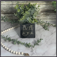 Load image into Gallery viewer, Slate Coasters - Monogram