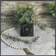 Load image into Gallery viewer, Slate Coasters - Wedding/Engagement

