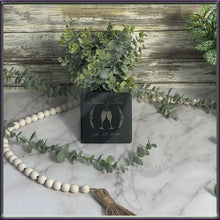 Load image into Gallery viewer, Slate Coasters - Wedding/Engagement
