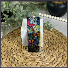 Load image into Gallery viewer, Stained Glass Butterflies Acrylic Bookmark