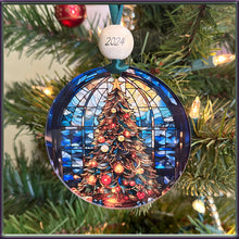 Load image into Gallery viewer, Christmas Ornaments - Acrylic Printed Stained Glass - Custom Tree Decor Festive Decoration