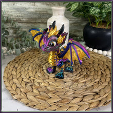 Load image into Gallery viewer, 3D Printed Articulating Western Dragon β Poseable Fantasy Figure β Collectible Gift Flexi Fidget Toy