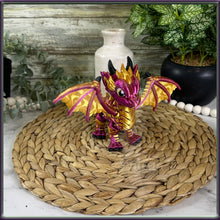 Load image into Gallery viewer, 3D Printed Articulating Western Dragon β Poseable Fantasy Figure β Collectible Gift Flexi Fidget Toy