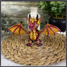 Load image into Gallery viewer, 3D Printed Articulating Western Dragon β Poseable Fantasy Figure β Collectible Gift Flexi Fidget Toy