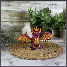 Load image into Gallery viewer, 3D Printed Articulating Western Dragon β Poseable Fantasy Figure β Collectible Gift Flexi Fidget Toy