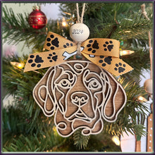 Load image into Gallery viewer, Dog Breed Christmas Ornaments Custom Personalized Gift Keepsake