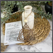Load image into Gallery viewer, Celtic Knot Ornament, Irish Blessing Story Card