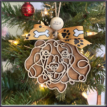 Load image into Gallery viewer, Dog Breed Christmas Ornaments Custom Personalized Gift Keepsake