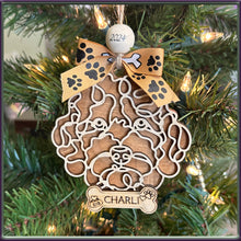 Load image into Gallery viewer, Dog Breed Christmas Ornaments Custom Personalized Gift Keepsake