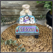 Load image into Gallery viewer, DIY Let it Snow Truck Christmas Ornament Paint Kit