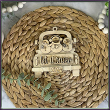 Load image into Gallery viewer, DIY Let it Snow Truck Christmas Ornament Paint Kit