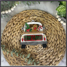 Load image into Gallery viewer, DIY Merry and Bright Truck Christmas Ornament Paint Kit