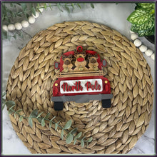 Load image into Gallery viewer, DIY Reindeer North Pole Truck Christmas Ornament Paint Kit