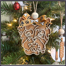 Load image into Gallery viewer, Dog Breed Christmas Ornaments Custom Personalized Gift Keepsake
