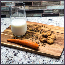 Load image into Gallery viewer, Custom Acacia Santa Cookie Serving Tray