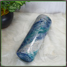 Load image into Gallery viewer, Blue and Silver Milky Way Tumbler