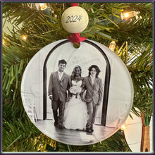 Load image into Gallery viewer, Custom Photo Christmas Ornament
