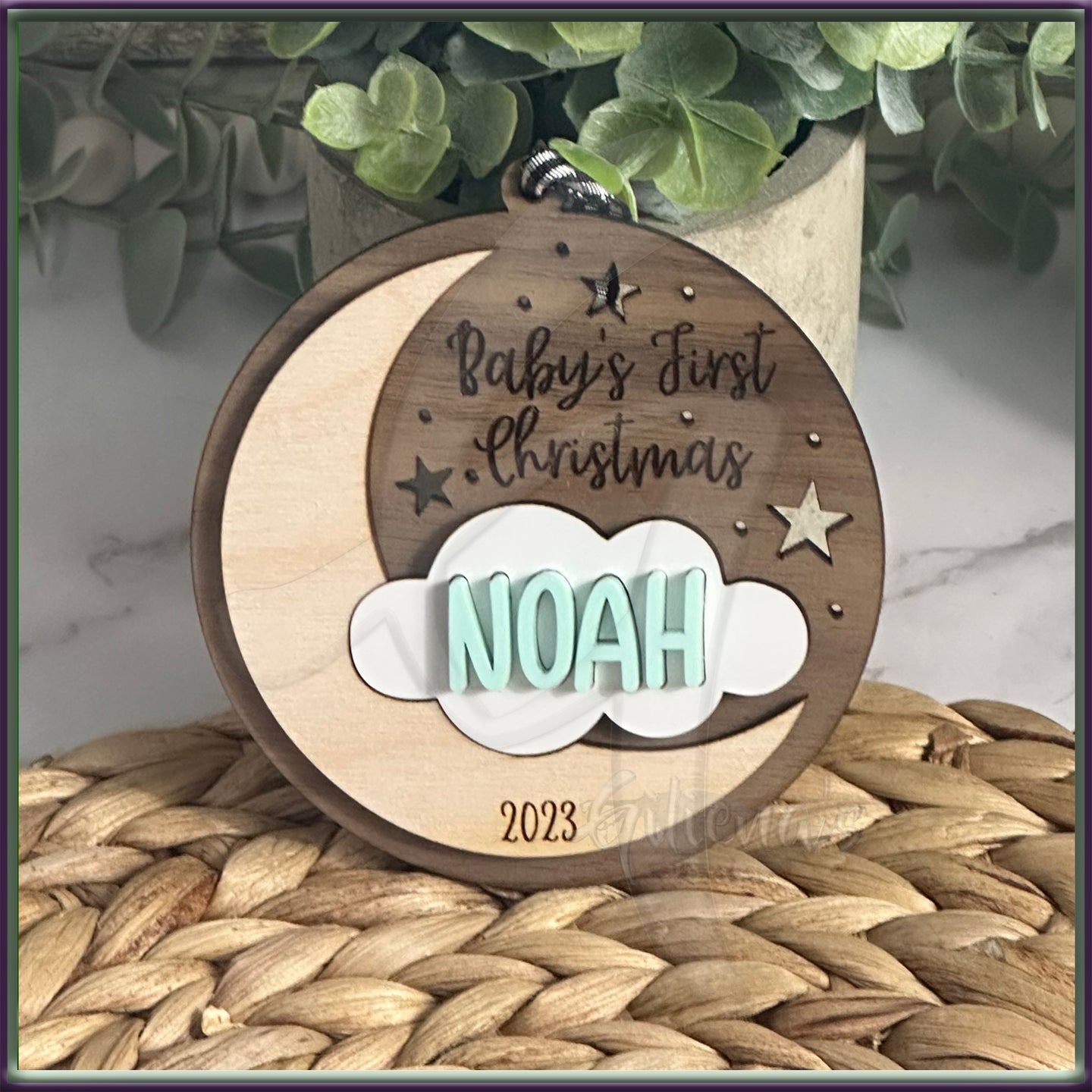 Custom Baby's First Christmas Ornament