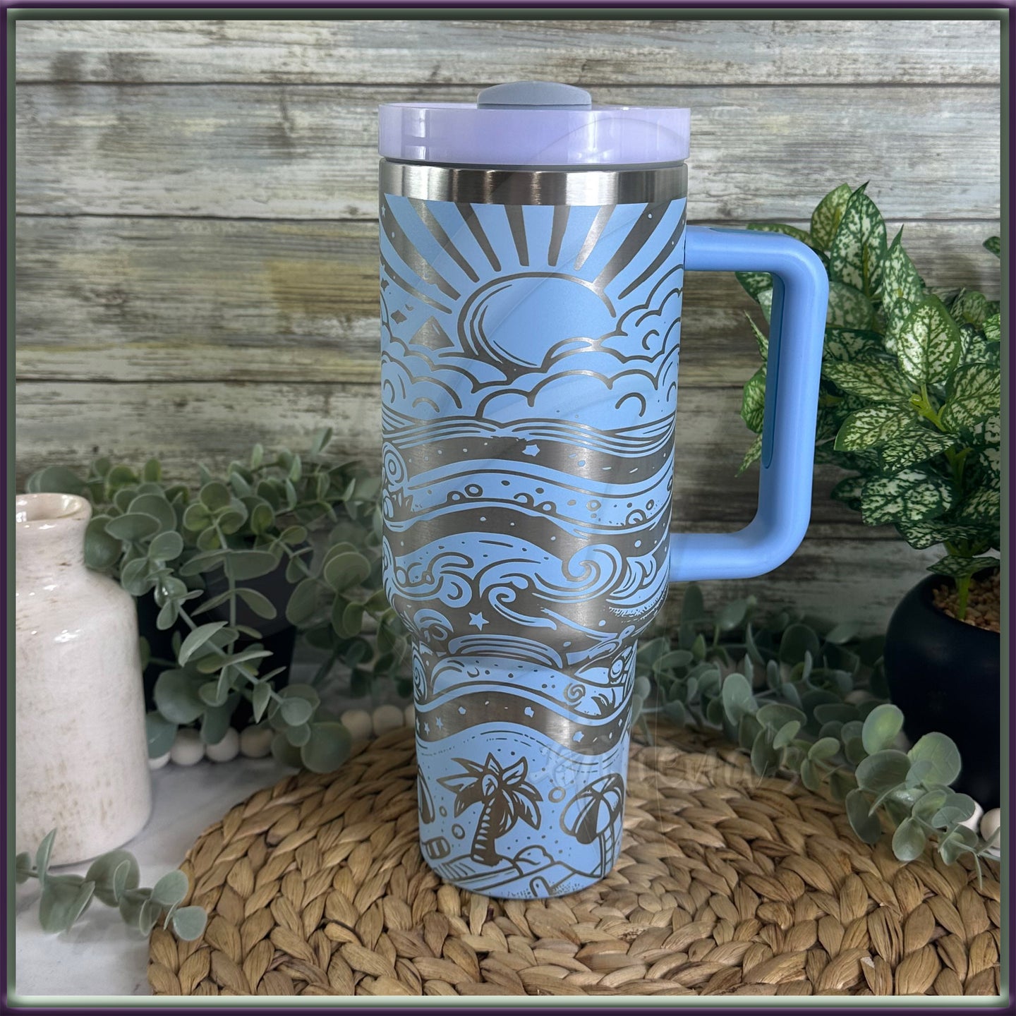 Beach 40oz Drink Tumbler