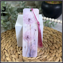 Load image into Gallery viewer, Dandelion Flower Acrylic Bookmark
