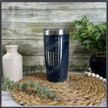 Load image into Gallery viewer, Paramedic Distressed Flag Drink Tumbler
